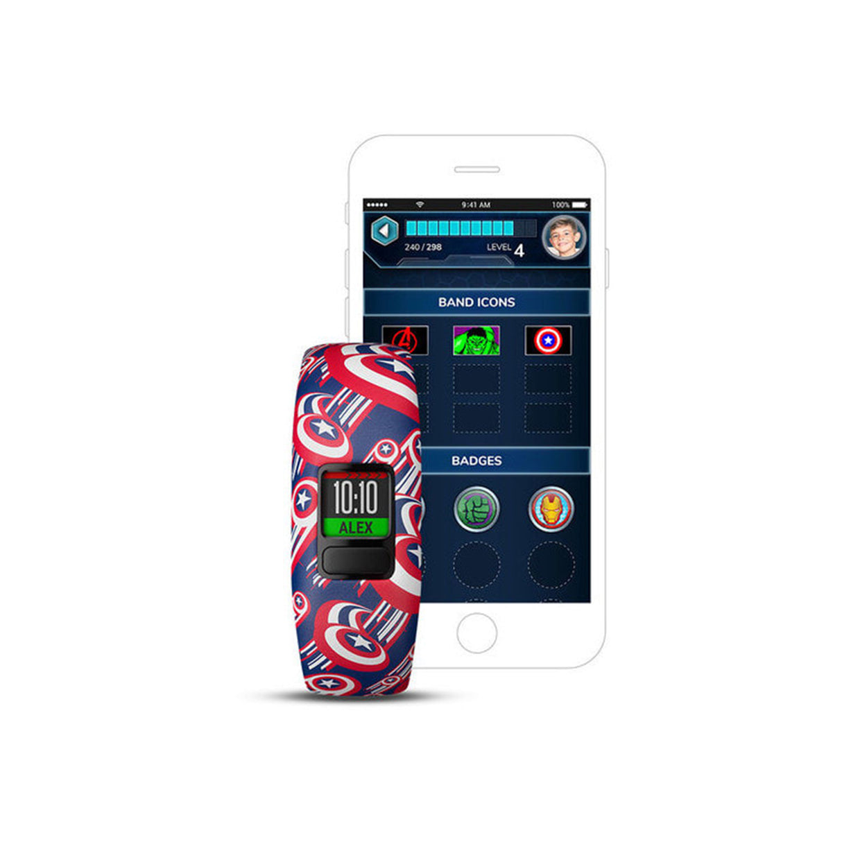 Garmin vívofit® jr. 2 Captain America