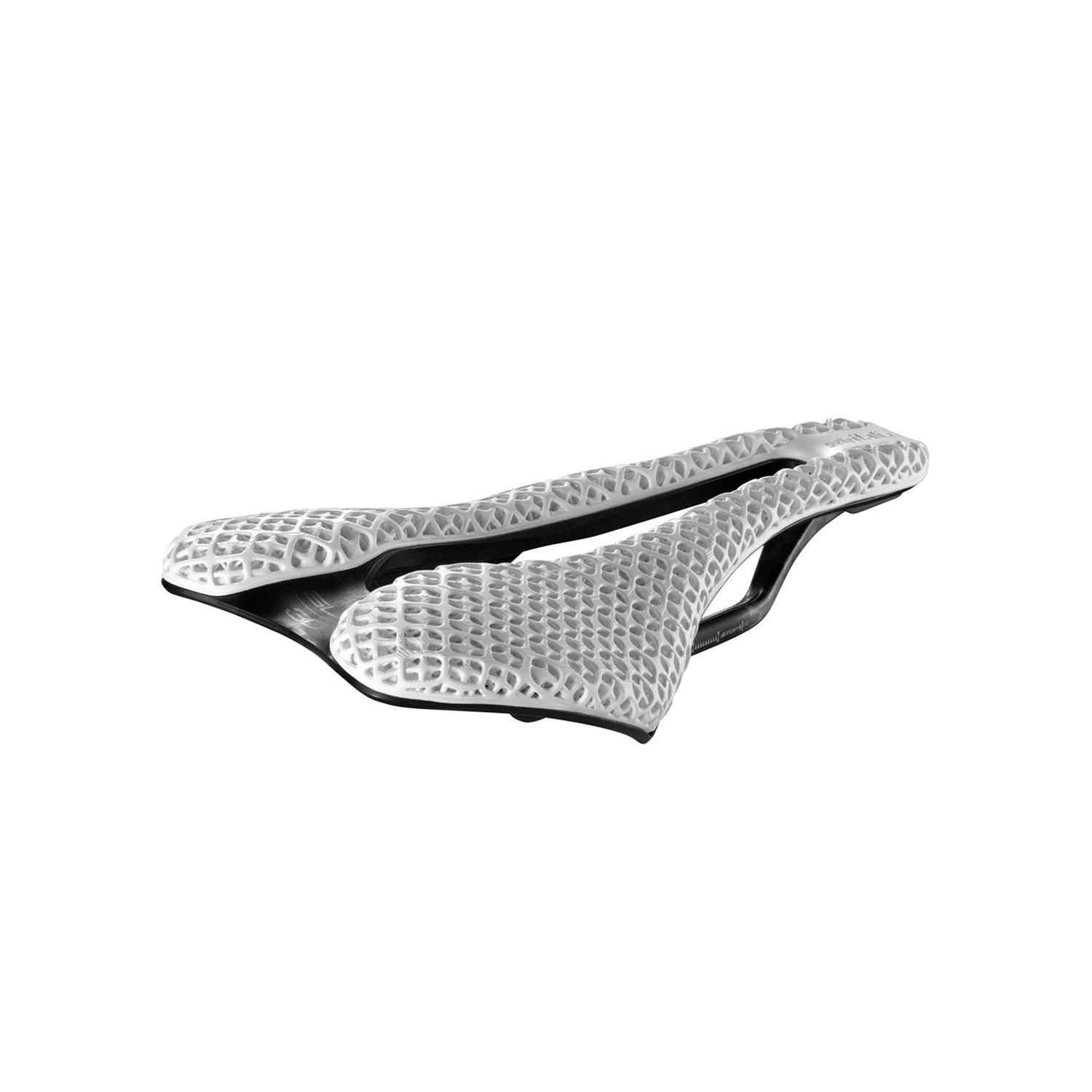 Selle Italia SLR Boost 3D Knit Carbonio Superflow White Saddle