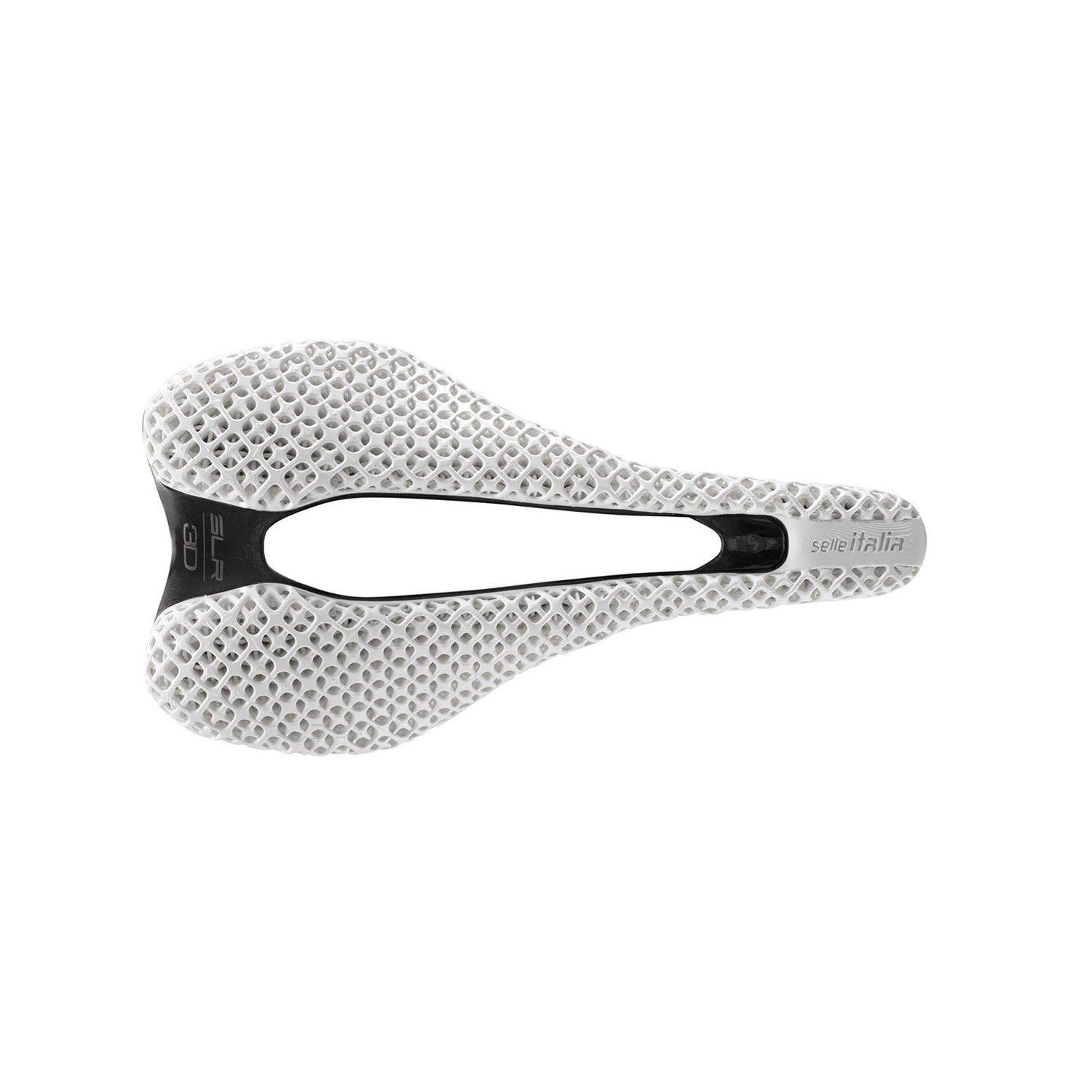 Selle Italia SLR Boost 3D Knit Carbonio Superflow White Saddle