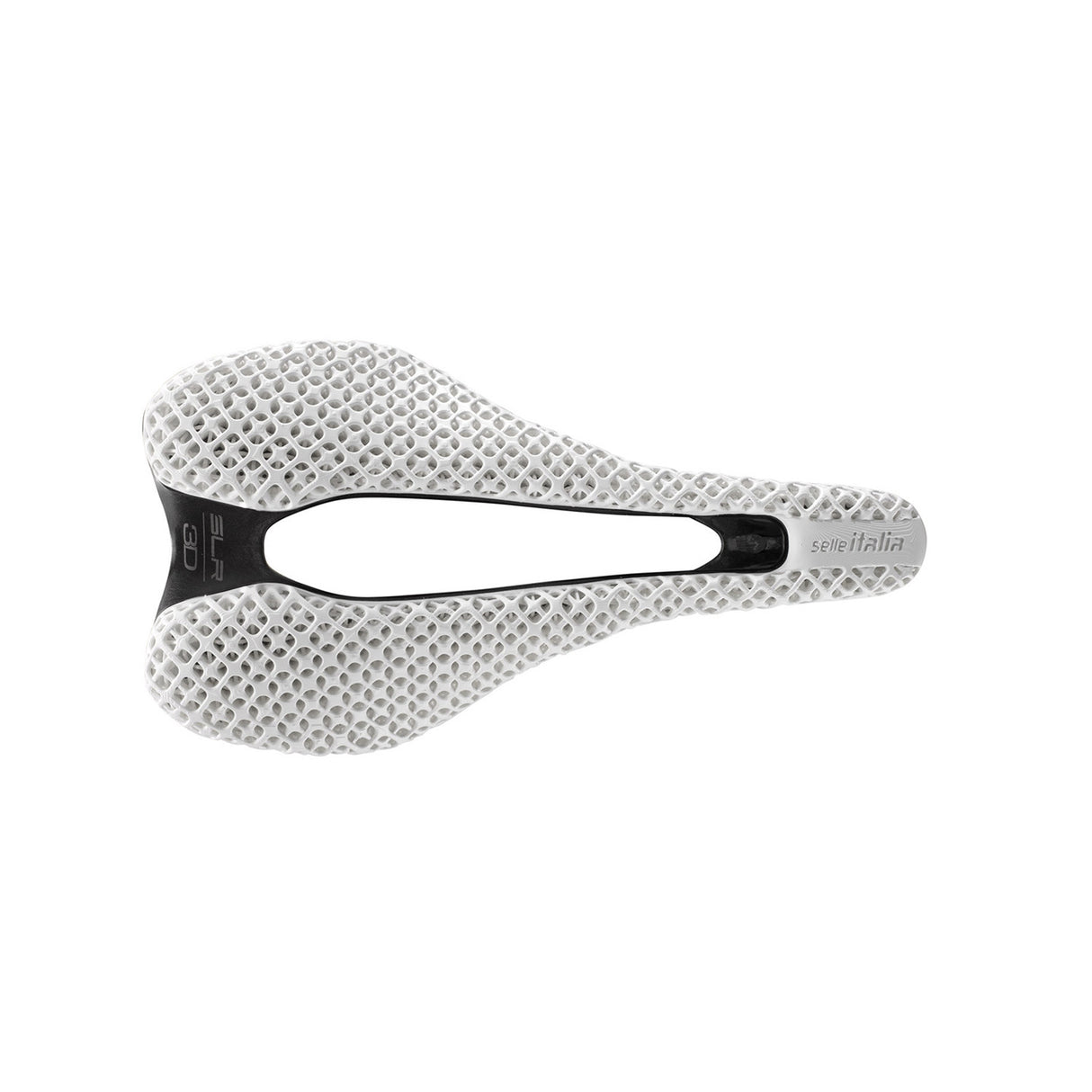 Selle Italia SLR Boost 3D Knit Carbonio Superflow White Saddle