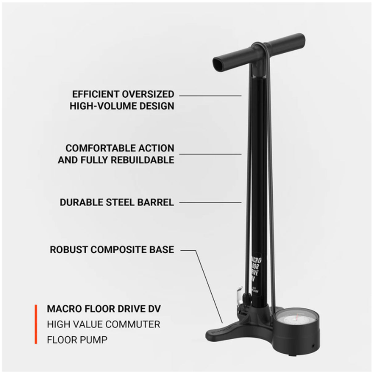 Lezyne Macro HV Floor Drive Pump