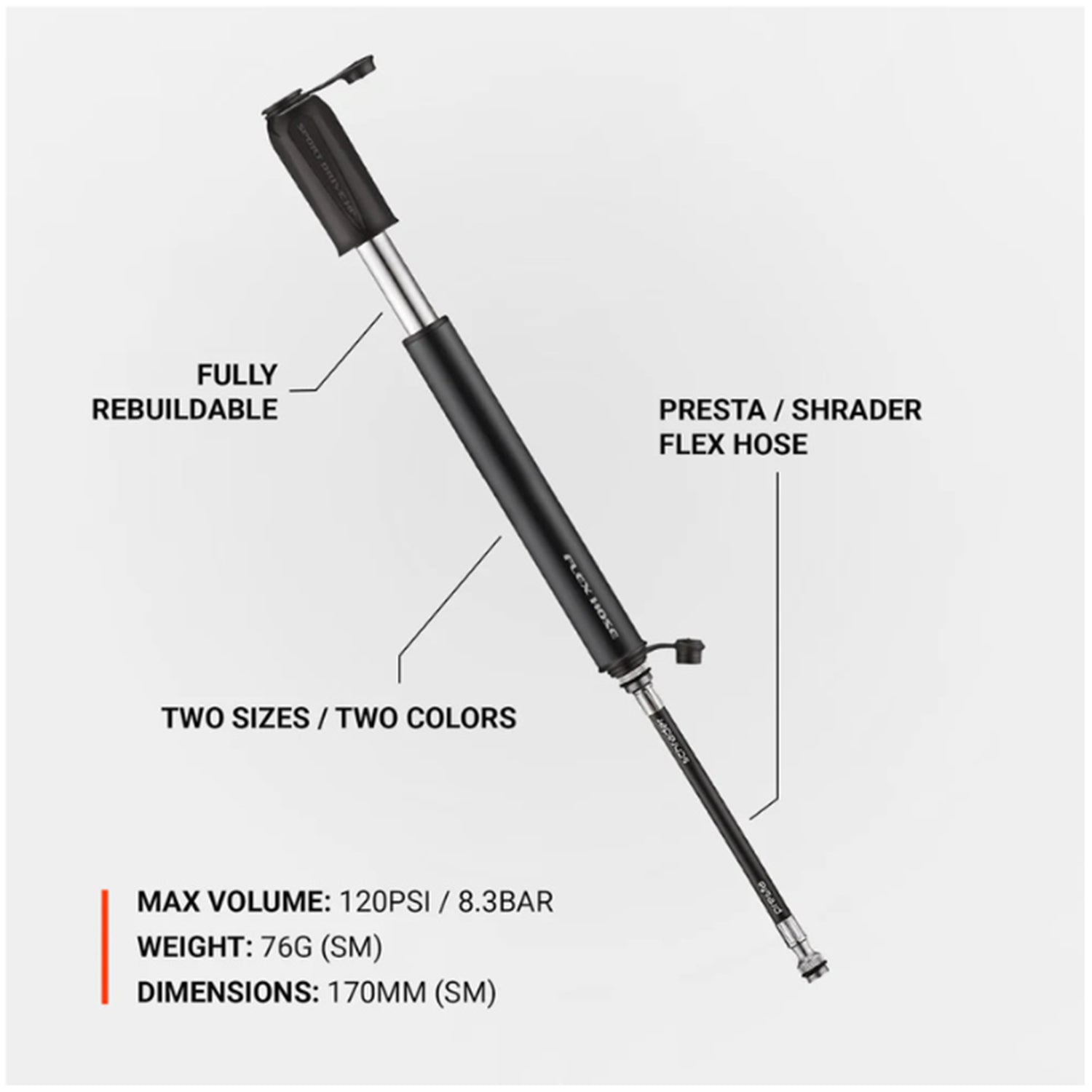 Lezyne Sport Drive Hand Pump