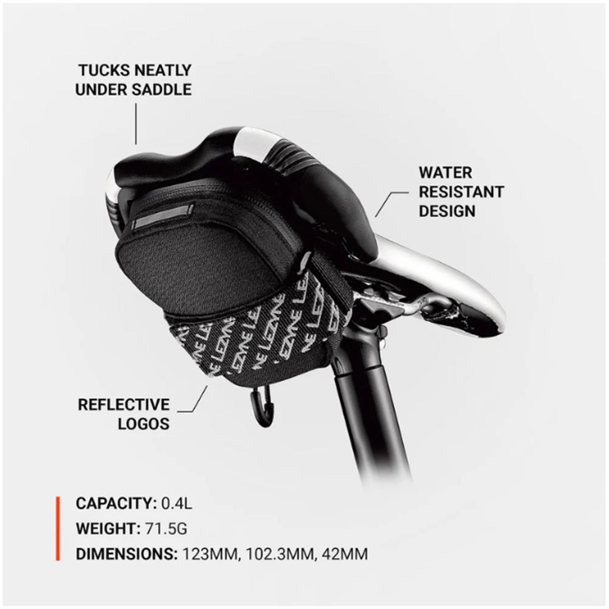 Lezyne Road Caddy Compact Saddle Bag