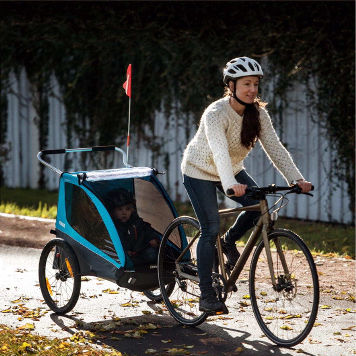 Thule Coaster XT 2‑Seat Bike Trailer + Stroller