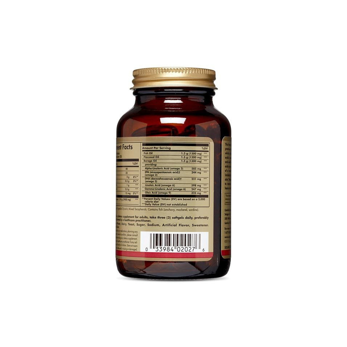 Solgar Omega 3 6 9 Fish Flax Borage Softgels 60's