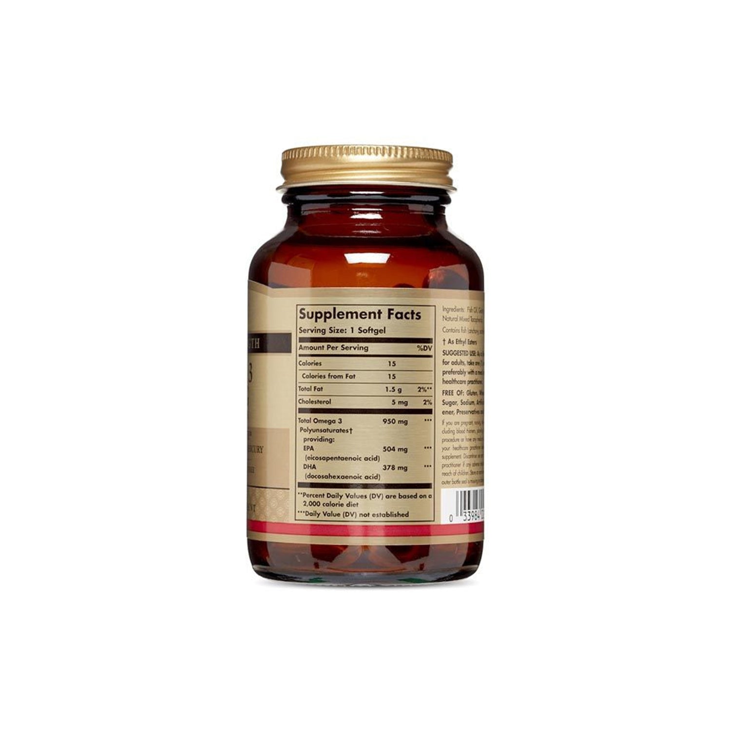 Solgar Omega 3 950mg Softgels 50's