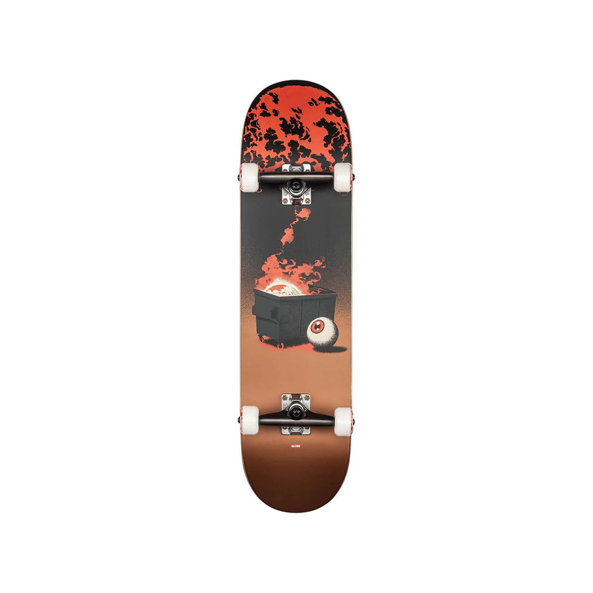 Globe G2 On The Brink Dumpster Fire Skateboard