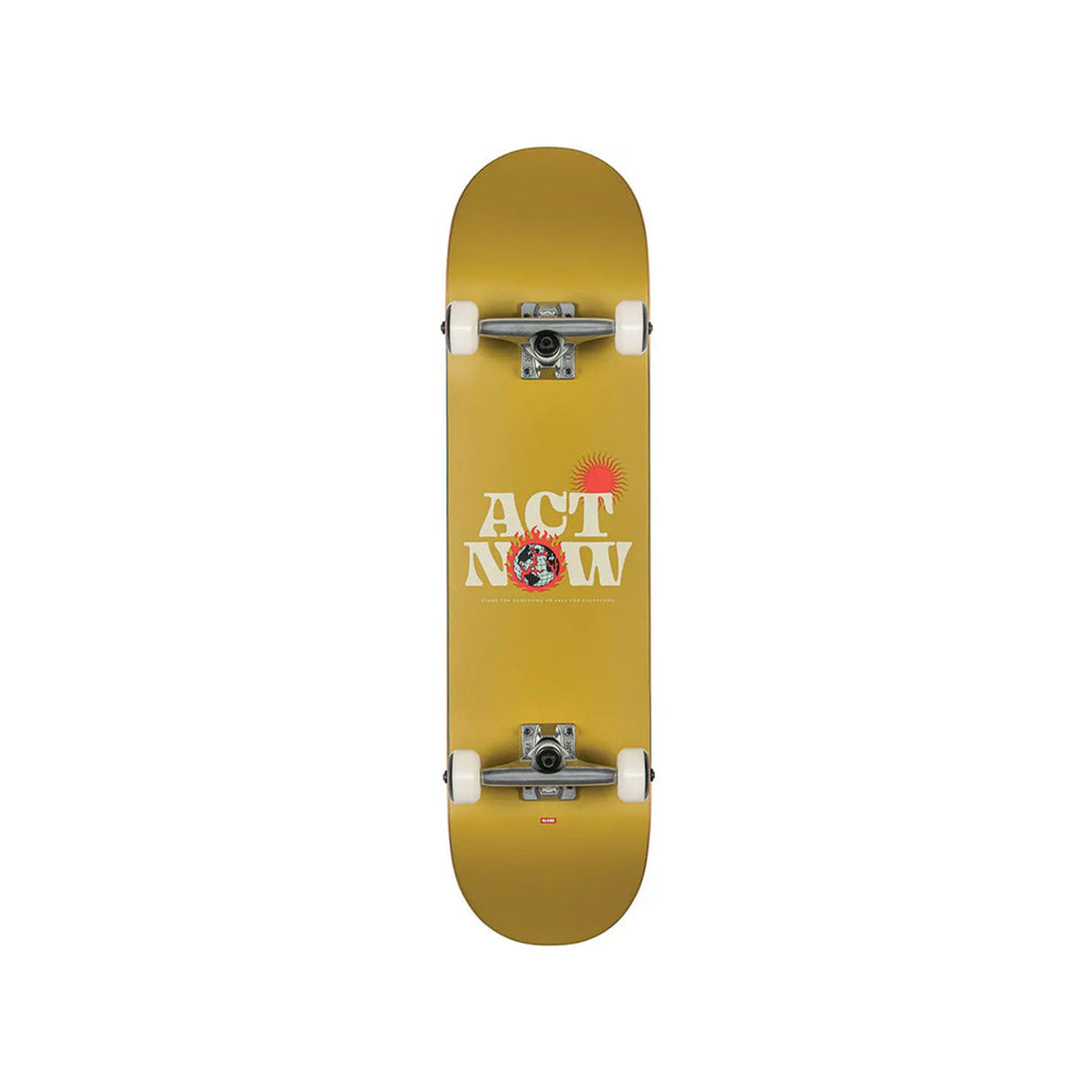 Globe G1 Act Now Mustard Skateboard
