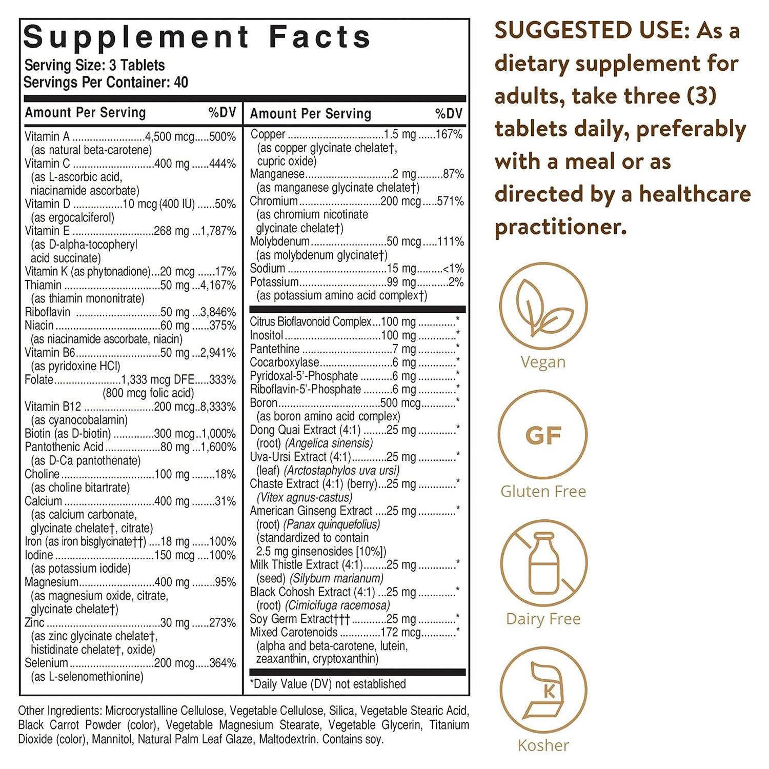 Solgar FEMALE MULTIPLE TABLETS