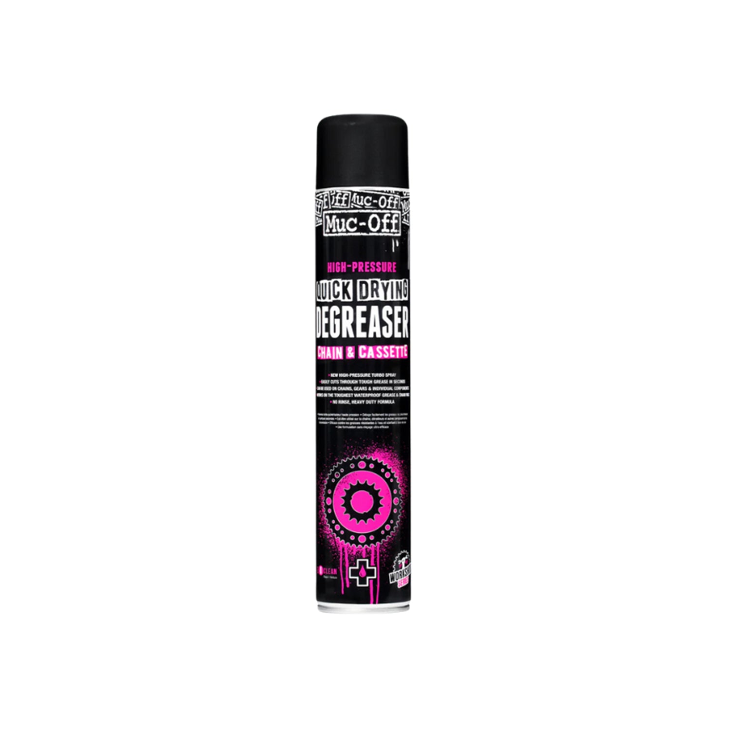 Muc-Off High-Pressure Quick Drying Degreaser - Chain & Cassette 750ml