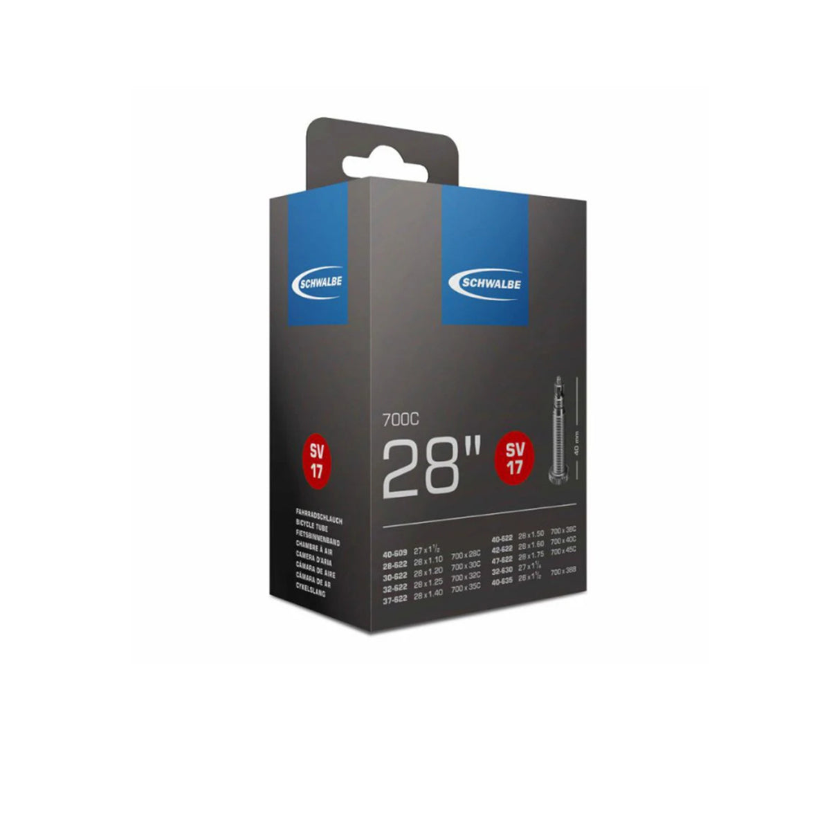 Schwalbe SV 17 28" Inner Tube - 28" 28/47x622