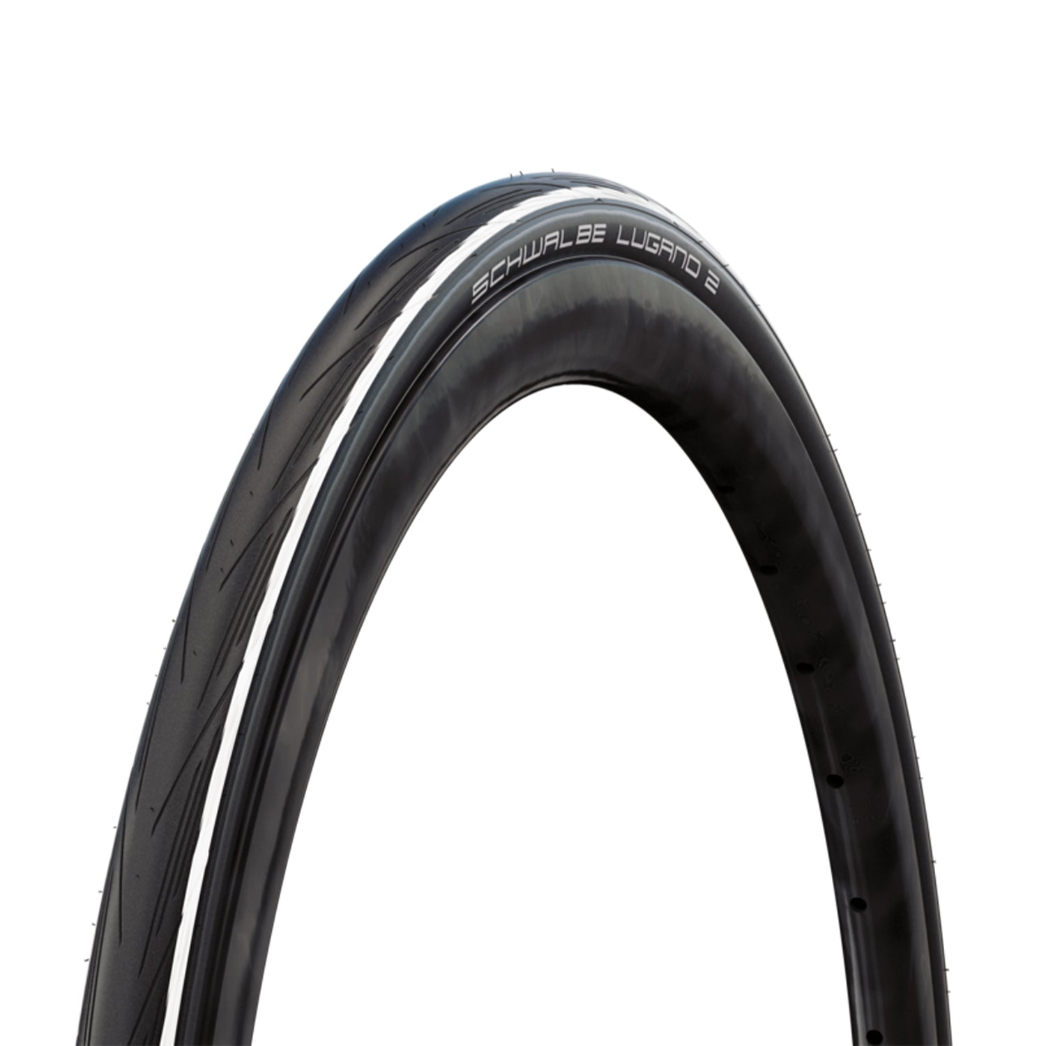 Schwalbe Lugano II 28" 700c Road Tire 25/622 (28×1.00) K‑Guard Wire Bead