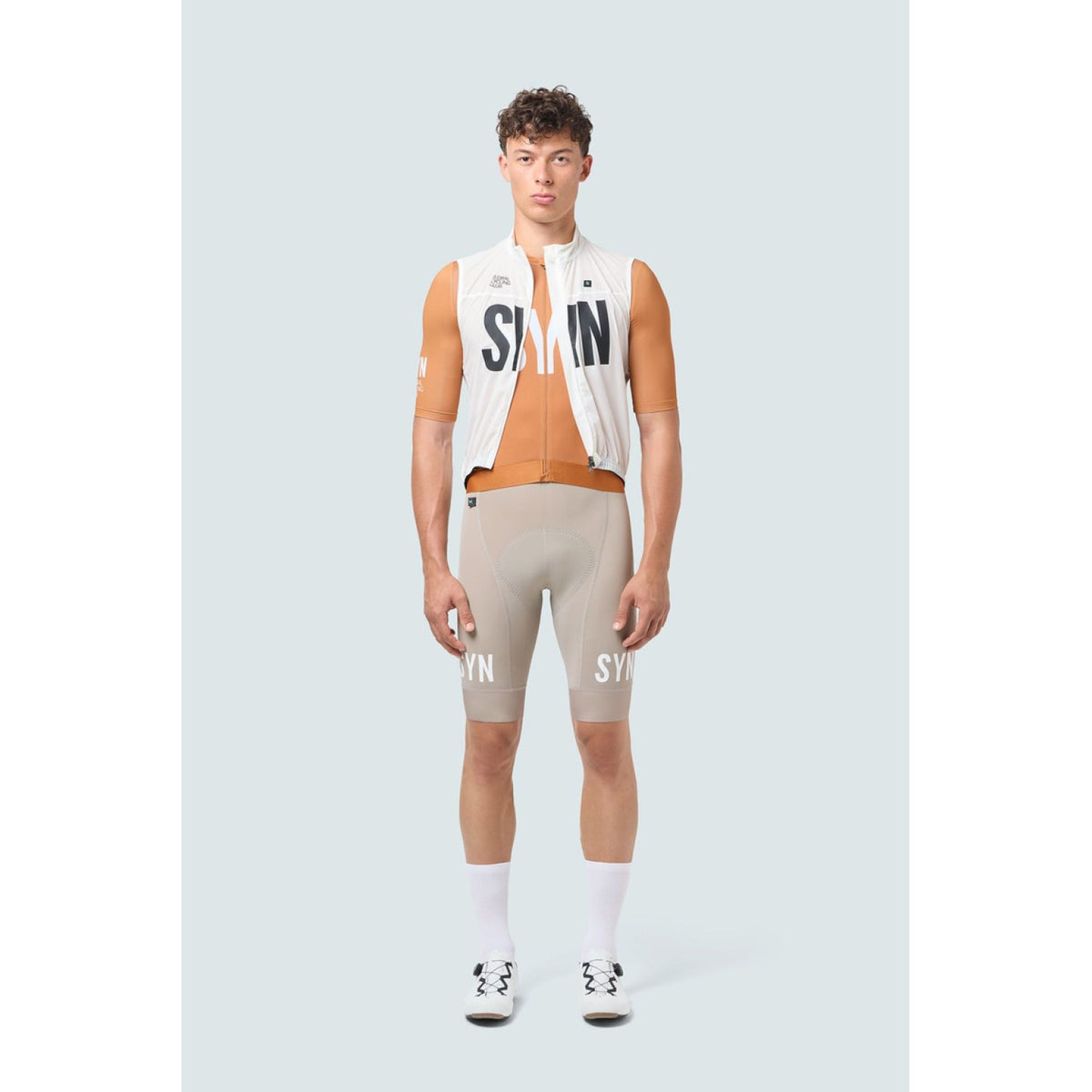 SYN Men's Training Bib Shorts 2.0 Dark Sand 2026
