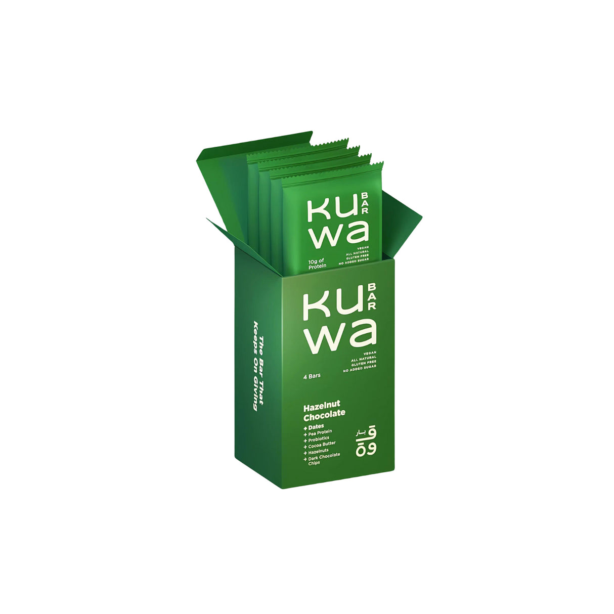 Kuwa Bar Hazelnut Chocolate Protein Bar (4 x 46g)