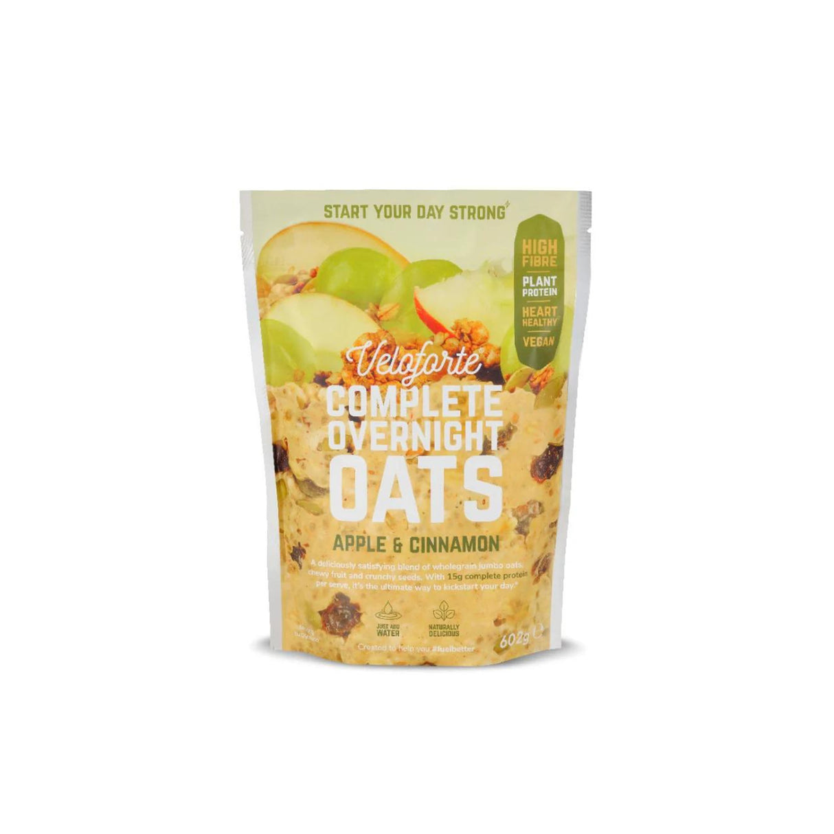 Veloforte Apple & Cinnamon Complete Overnight Oats