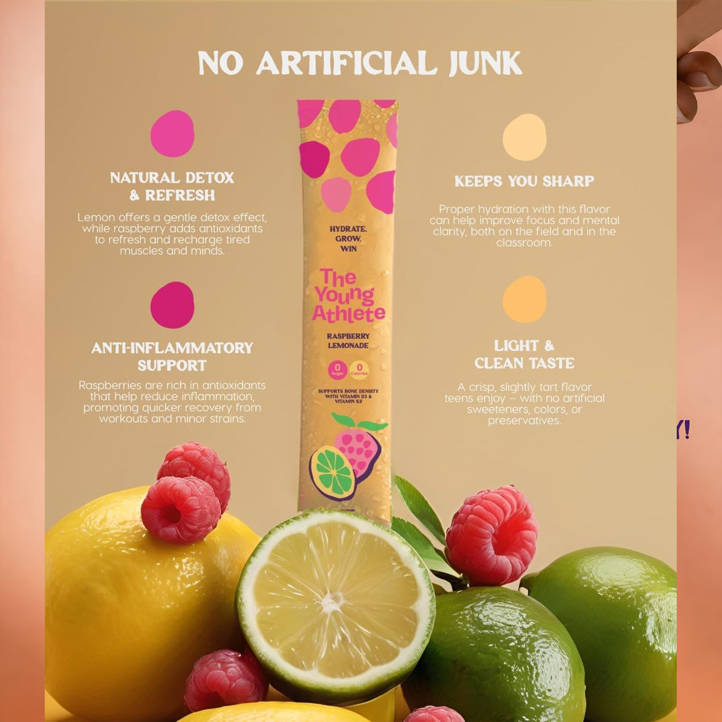 The Young Athlete Electrolytes Drink Mix (15 x 3.8g)