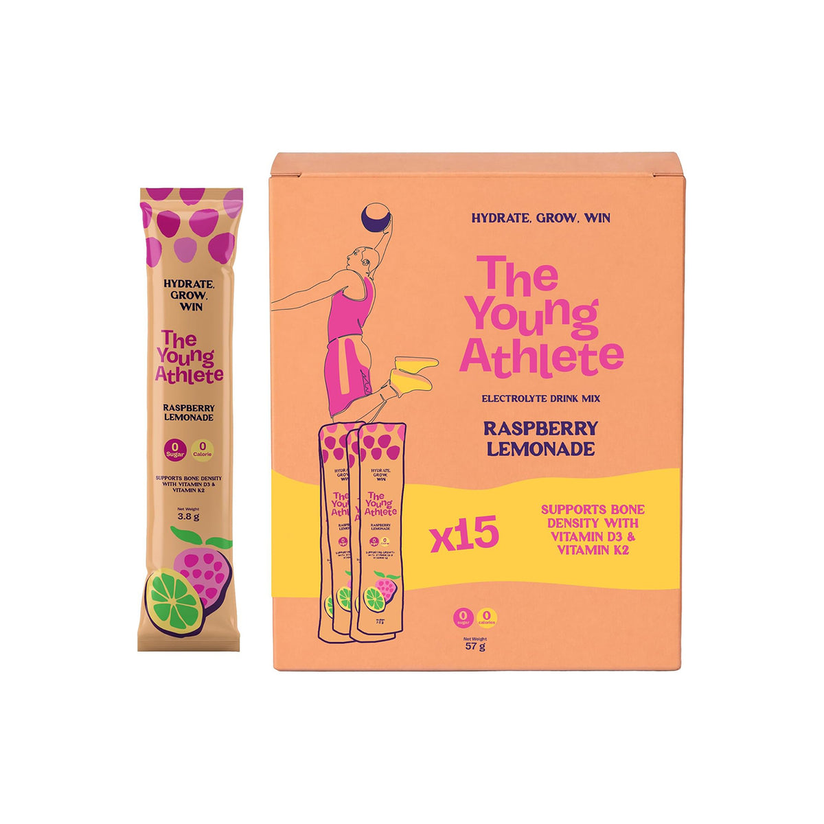 The Young Athlete Electrolytes Drink Mix (15 x 3.8g)