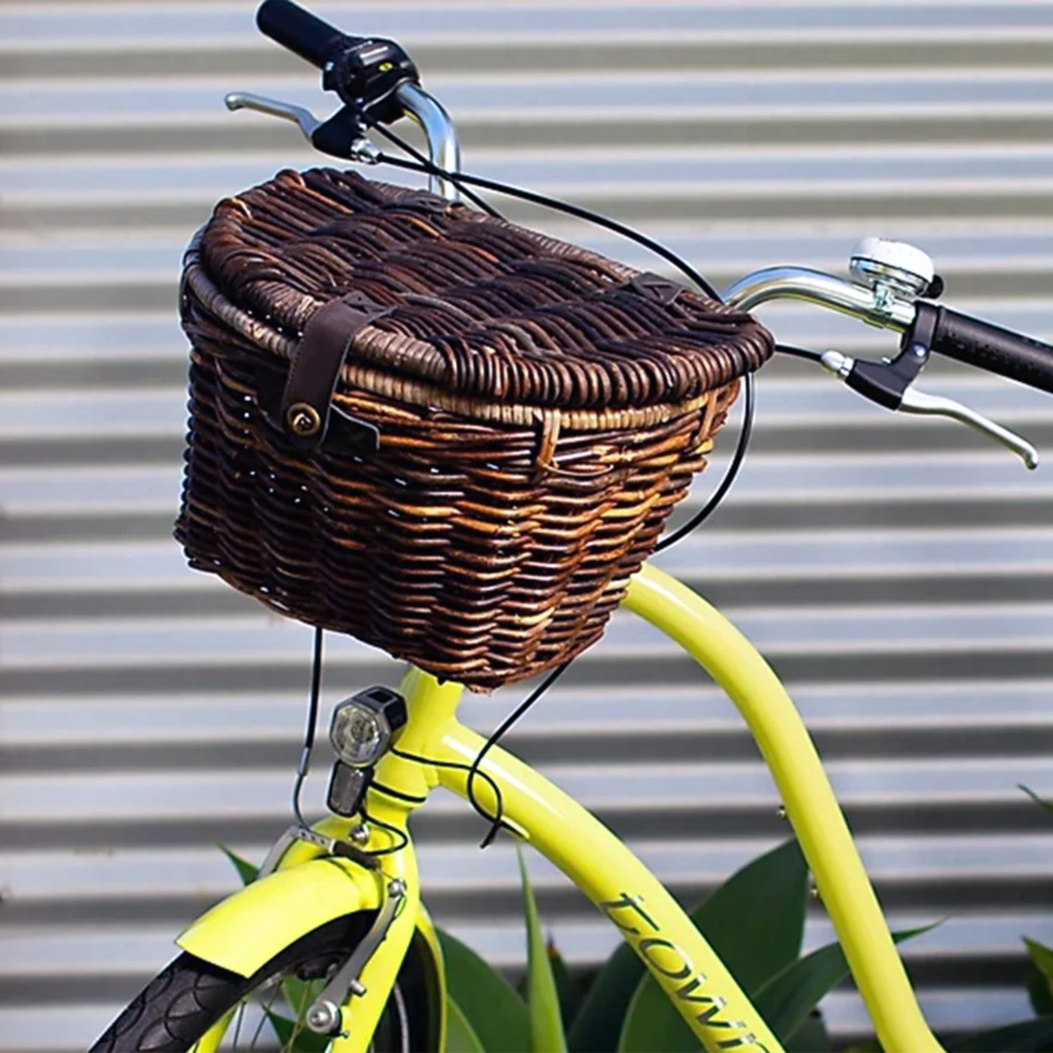 Electra Woven Rattan Basket with Lid