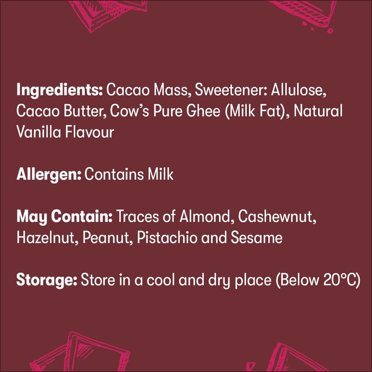 Plaay 70% Dark Chocolate Slab (6 x 80g)
