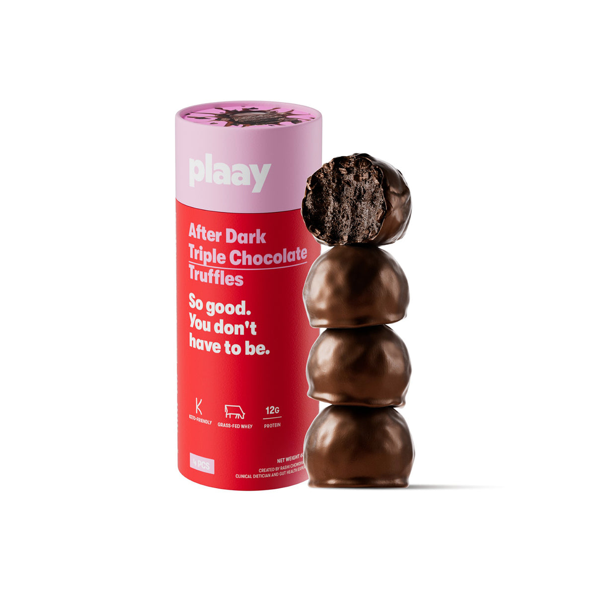 Plaay Triple Chocolate Truffles (10 x 60g)