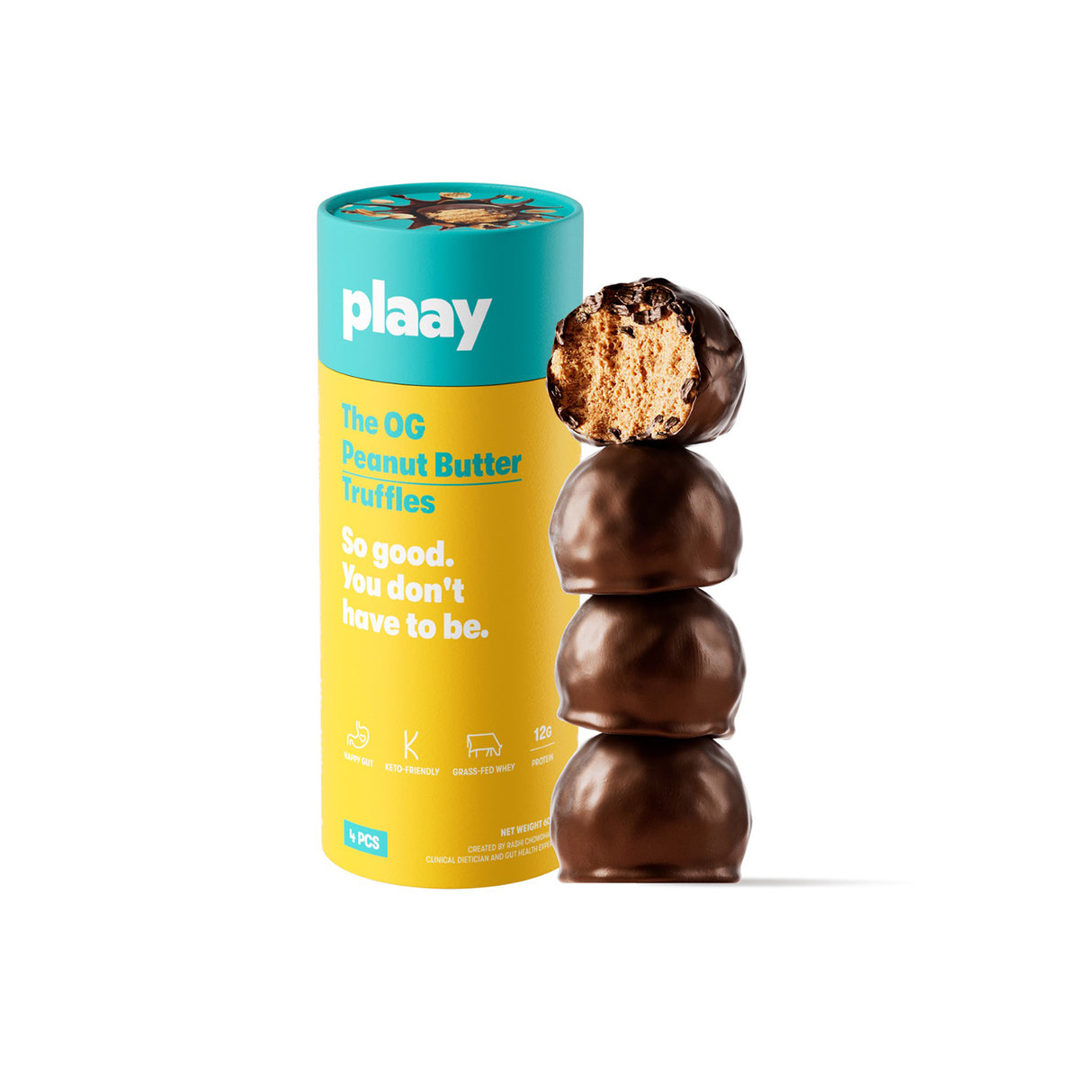 Plaay Peanut Butter Truffles (10 x 60g)