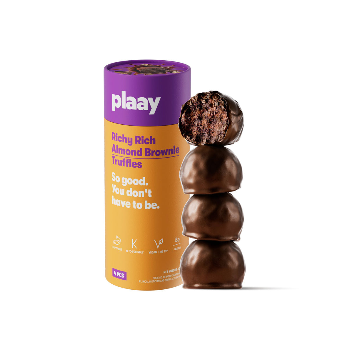 Plaay Almond Brownie Truffles (10 x 60g)