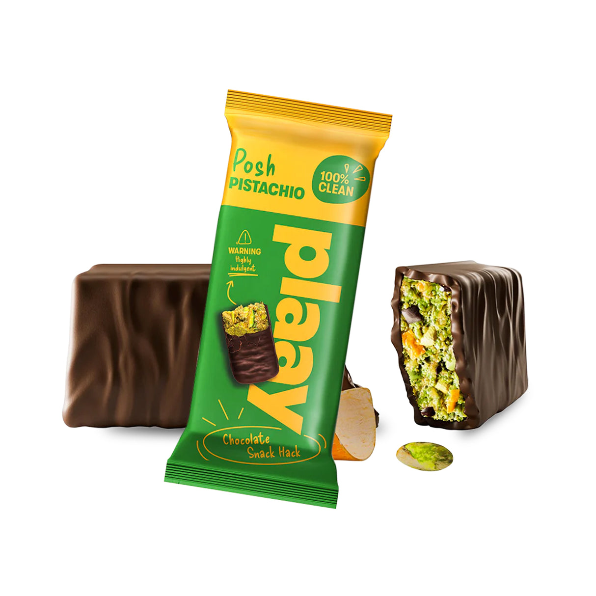 Plaay Pistachio Orange Bar (12 x 35g)