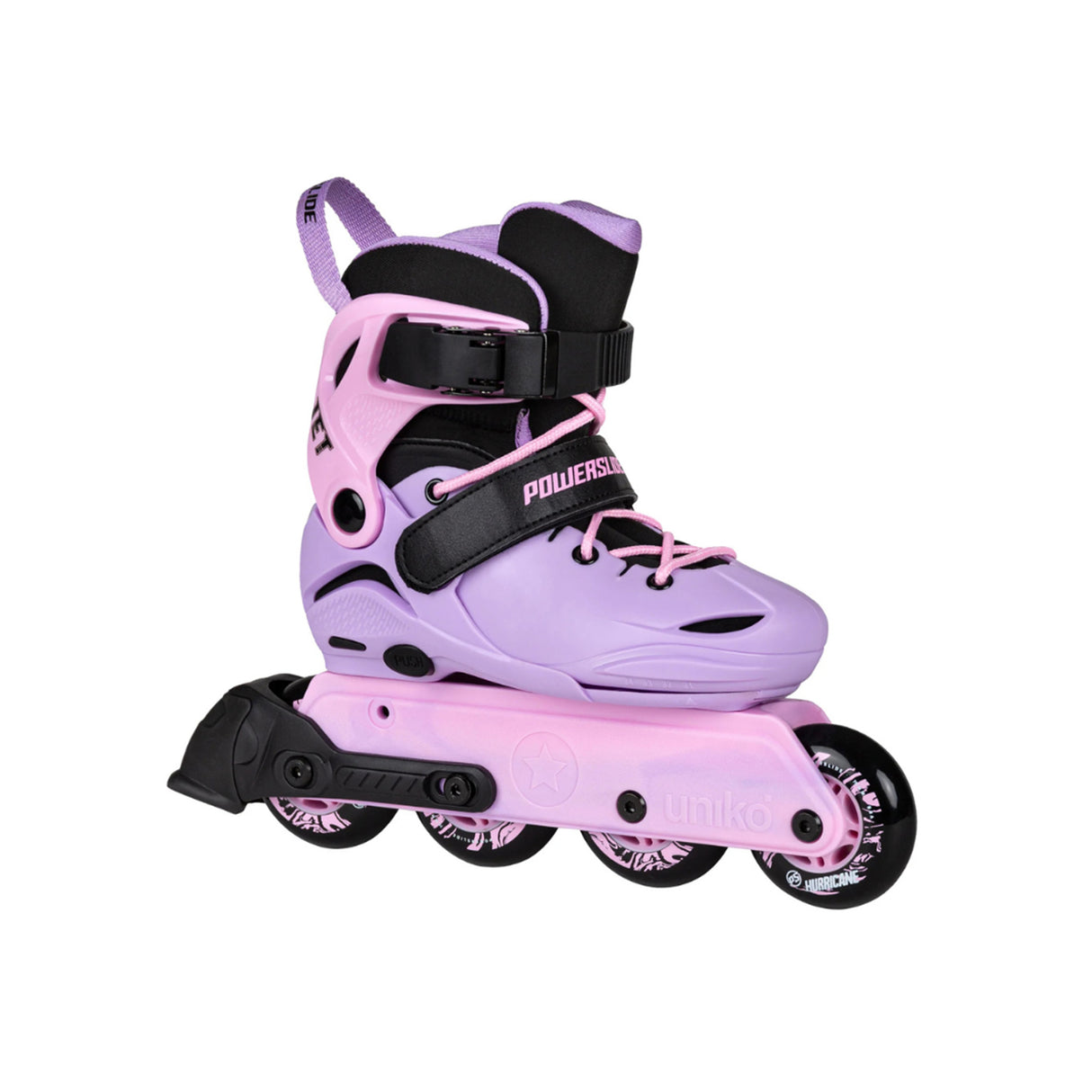 Powerslide Jet Black Adj Skates