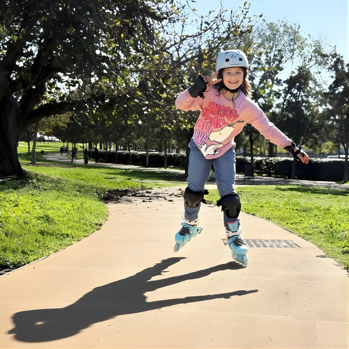 Powerslide Jet Black Adj Skates