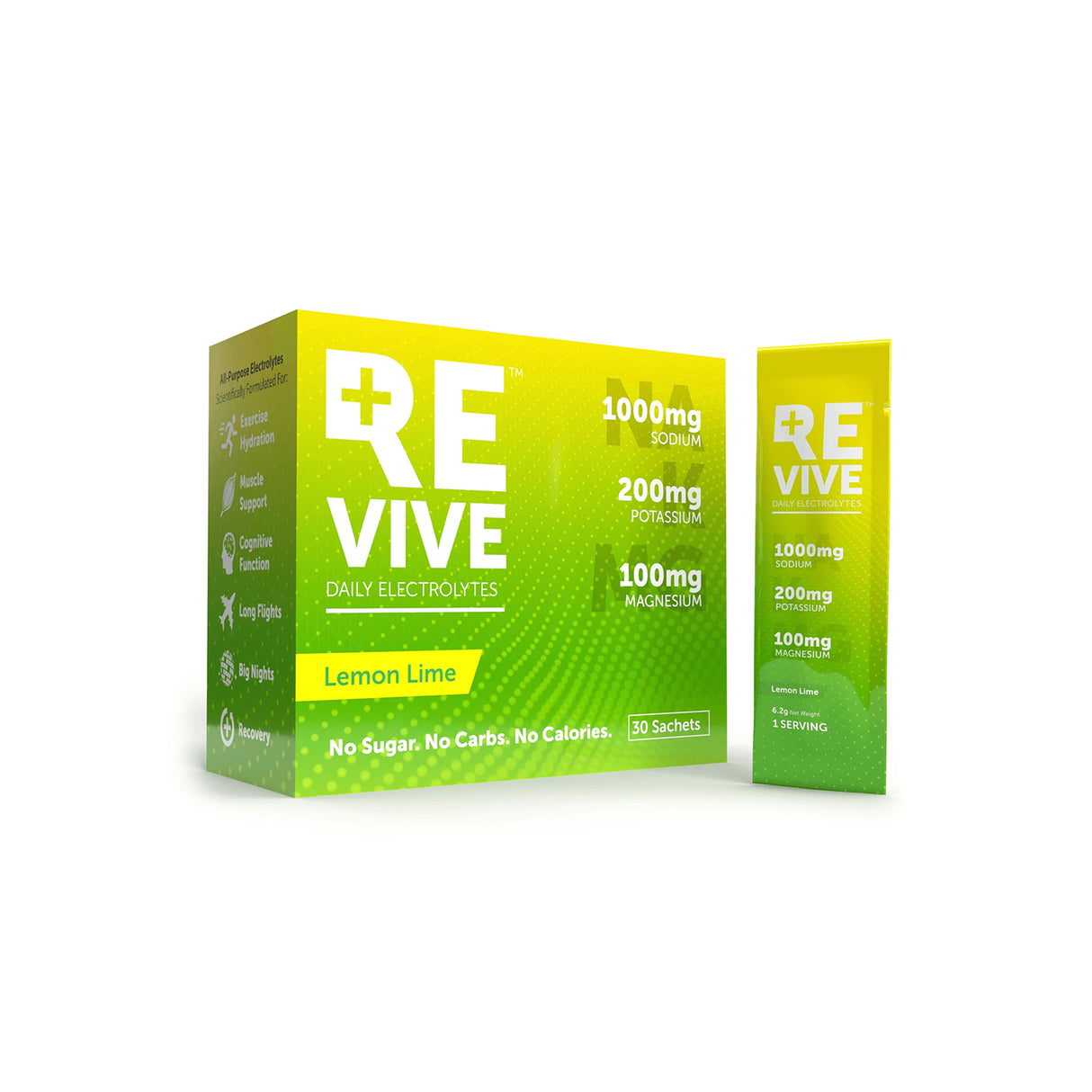 Revive Daily Electrolytes Lemon Lime (30 x 6.2g)