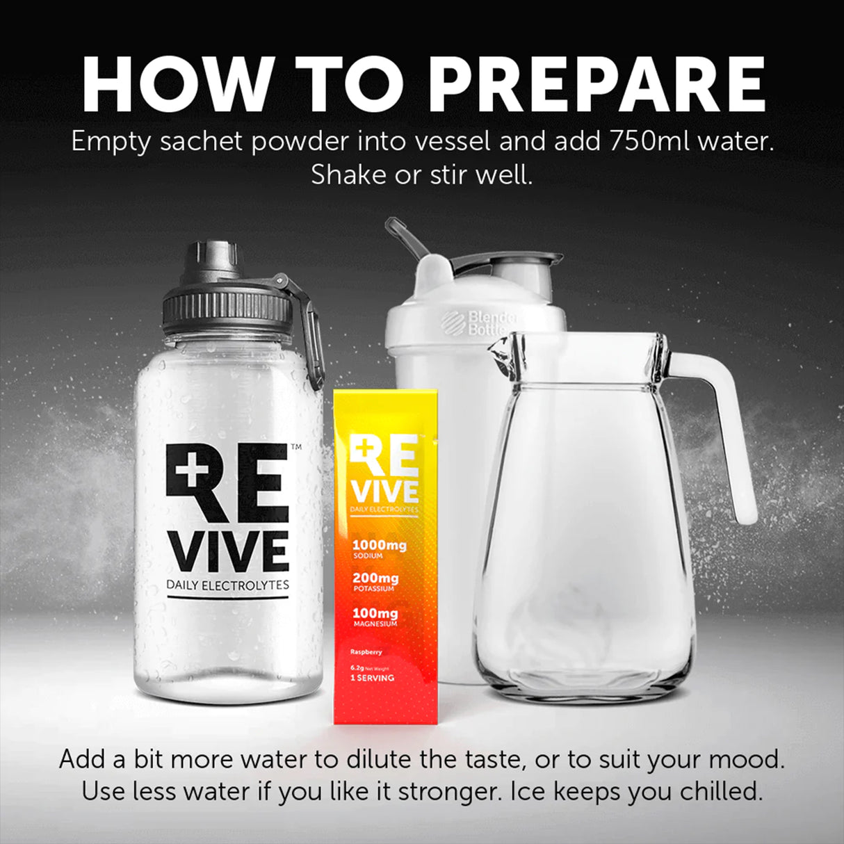 Revive Daily Electrolytes Raspberry (30 x 6.2g)