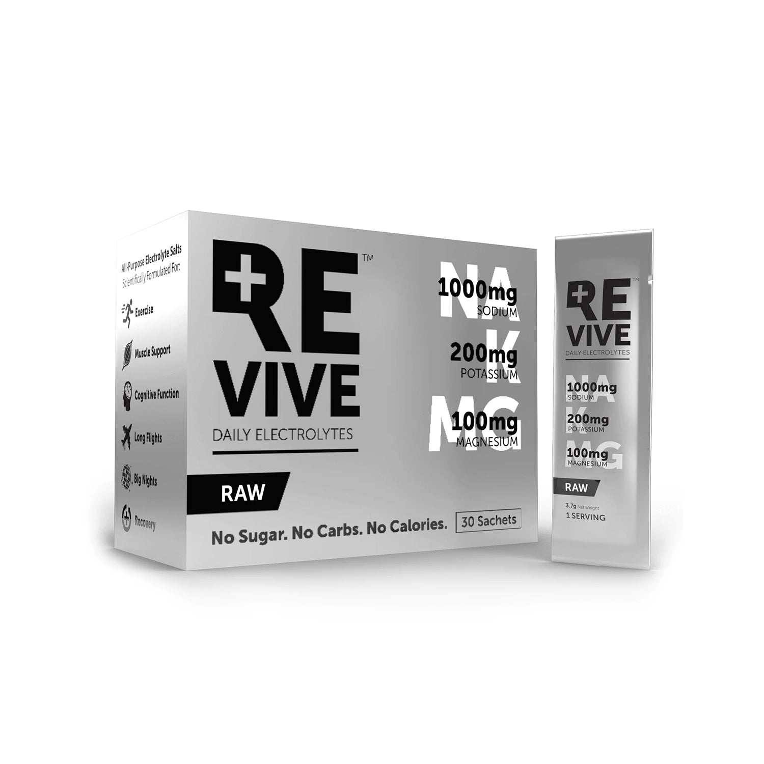 Revive Daily Electrolytes Raw Unflavored (30 x 6.2g)