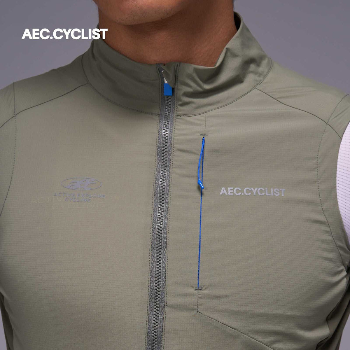 AEC Cyclist Men's Winter Hill Lightweight Cycling Wind Gilet