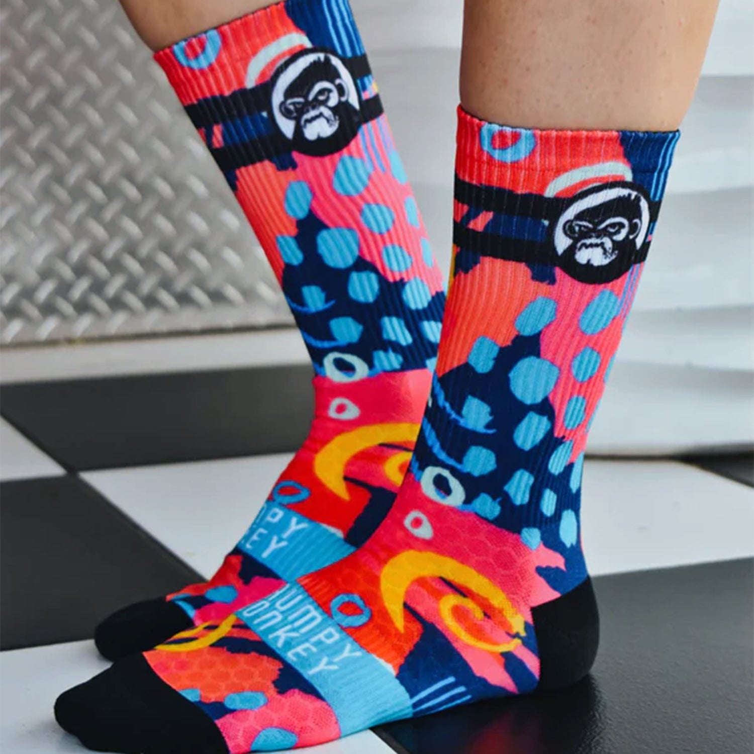 Grumpy Monkey Abstract Spirals