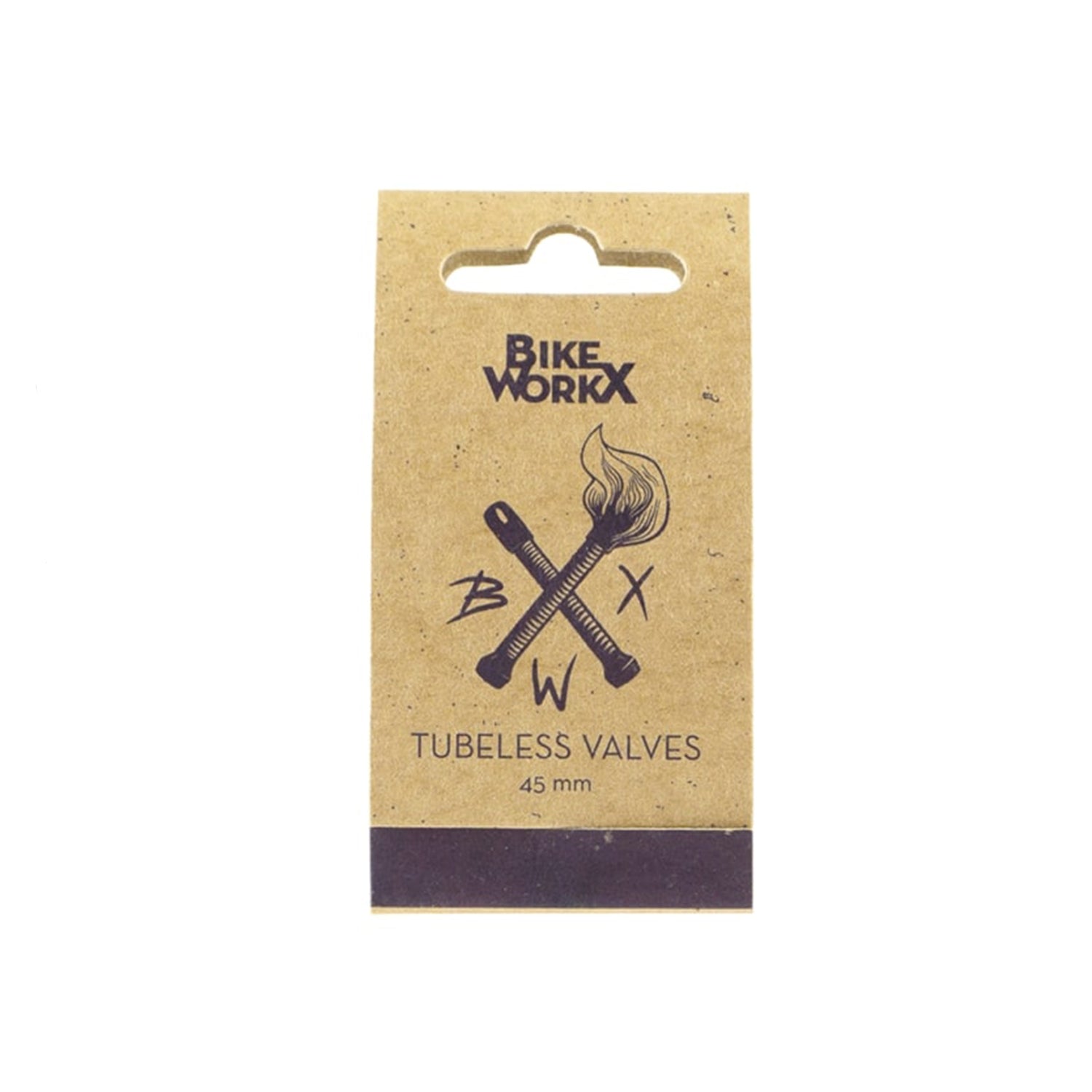 Bike WorkX Tubeless Valves (45mm x 2)