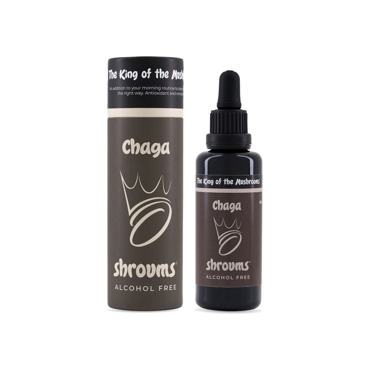 Shroums Chaga Mushroom Extract – Alcohol Free 50ml