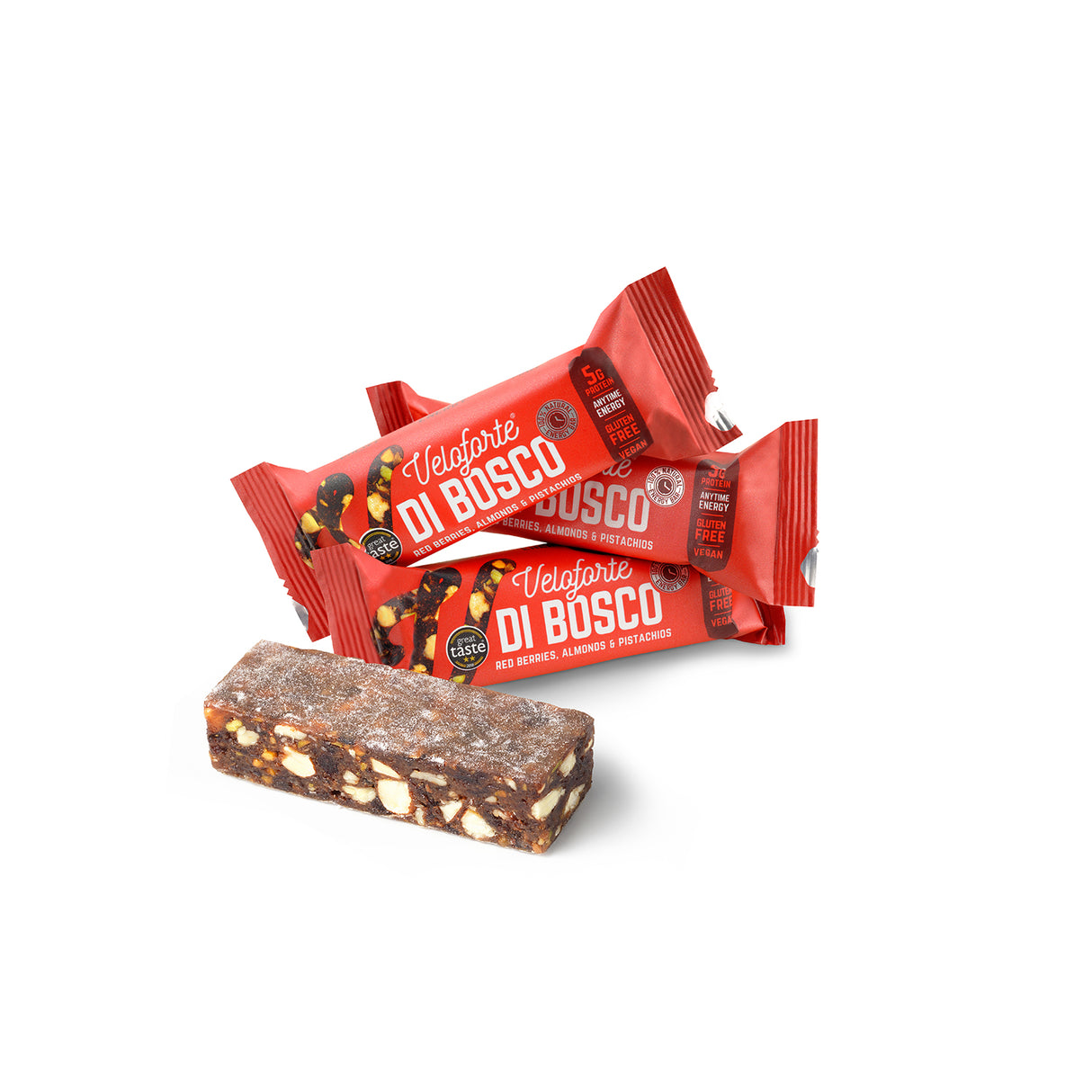 Veloforte Di Bosco Energy  Bar (9 x 62g)