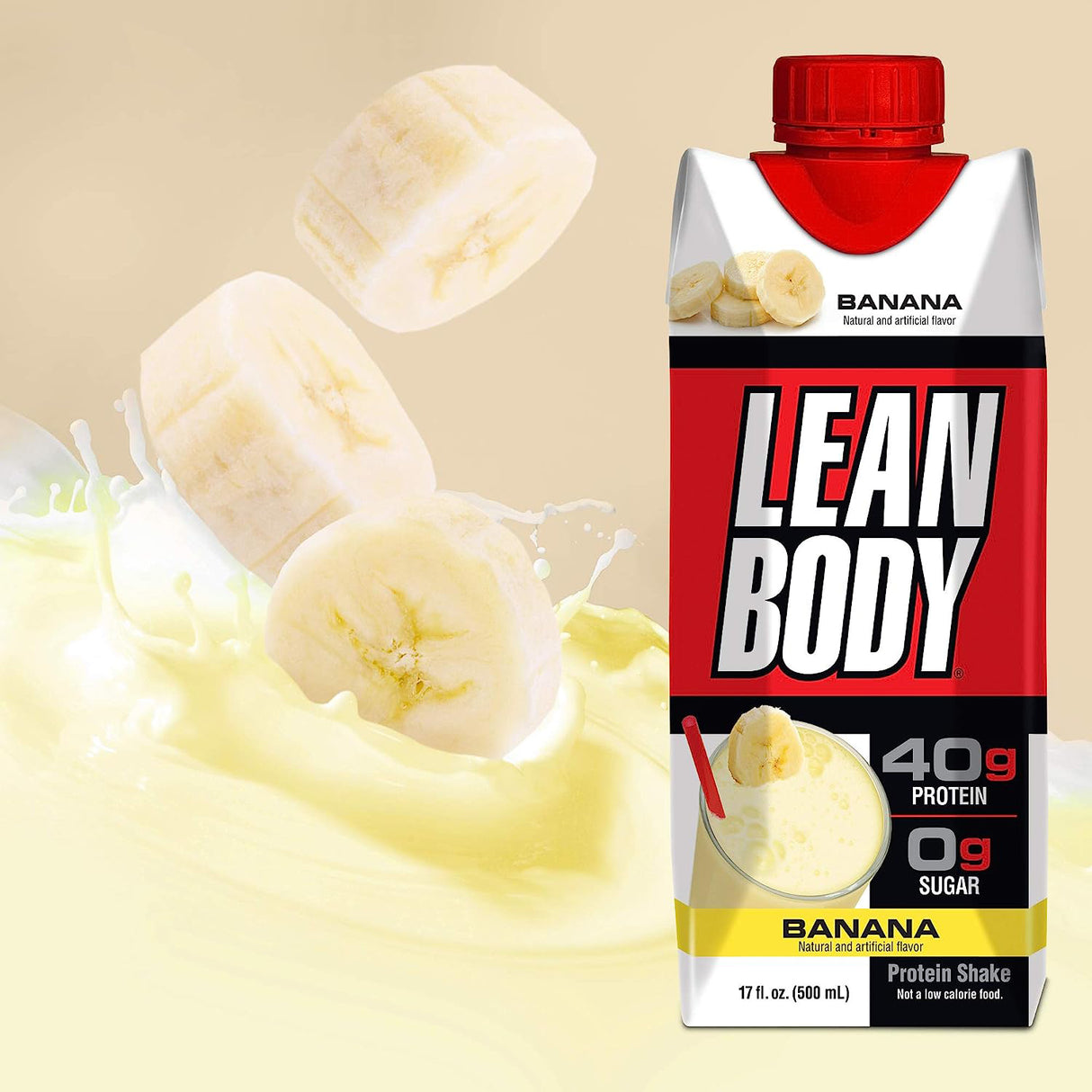 Lean Body Ready-to-Drink Protein Shake Banana (12 x 500ml)