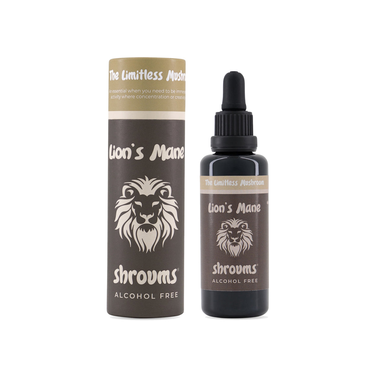 Shroums Lion’s Mane Mushroom Extract – Alcohol Free 50ml