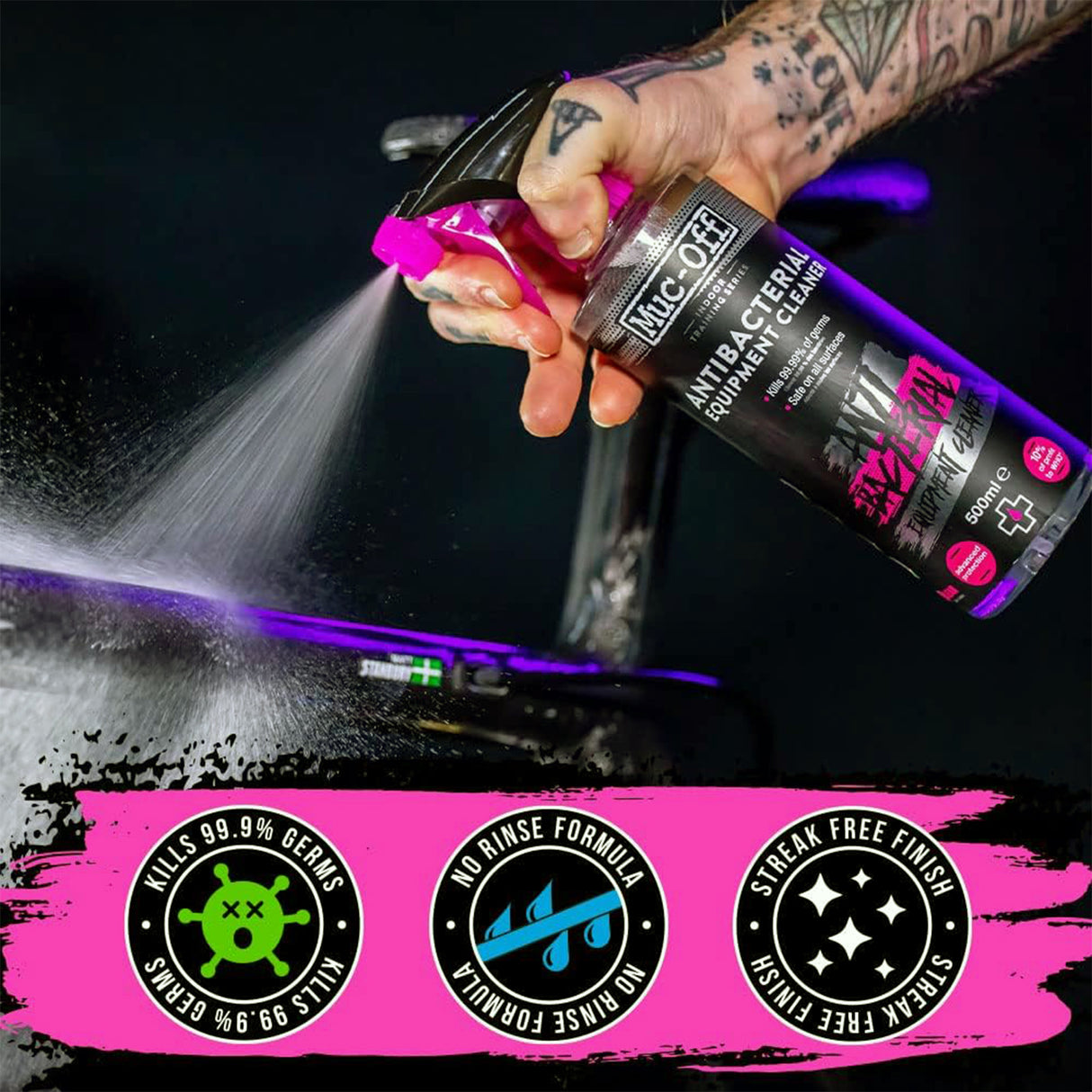 Muc-Off Antibacterial Equipment Cleaner 500ml