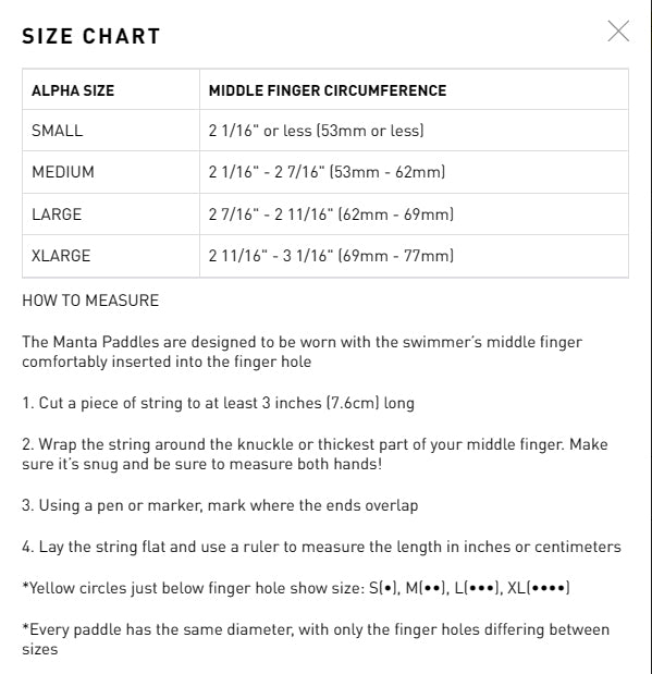 Finis Manta Paddles