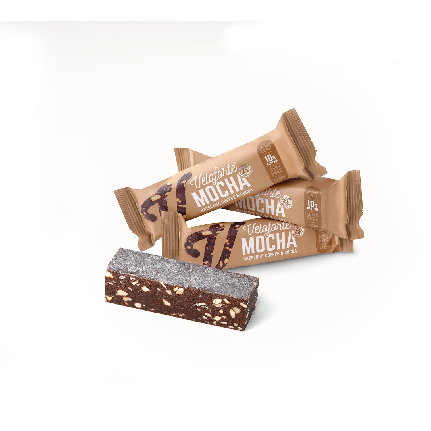Veloforte Mocha Protein Bar (9 x 62g)