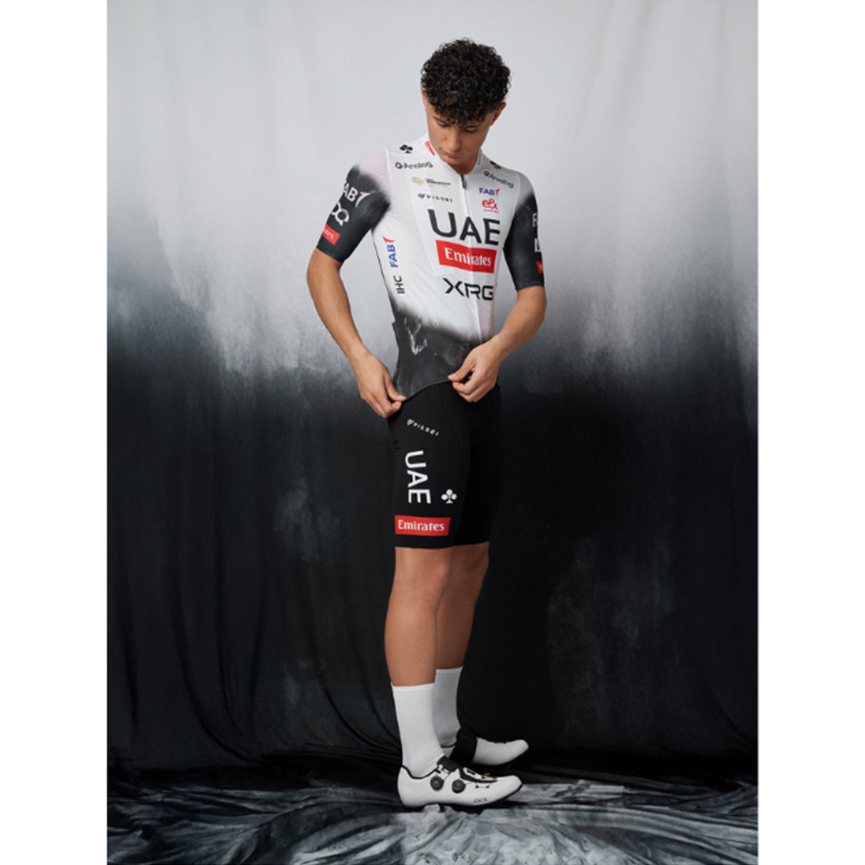 Pissei UAE Team Emirates XRG Magistrale Official Short Sleeve Jersey 2025
