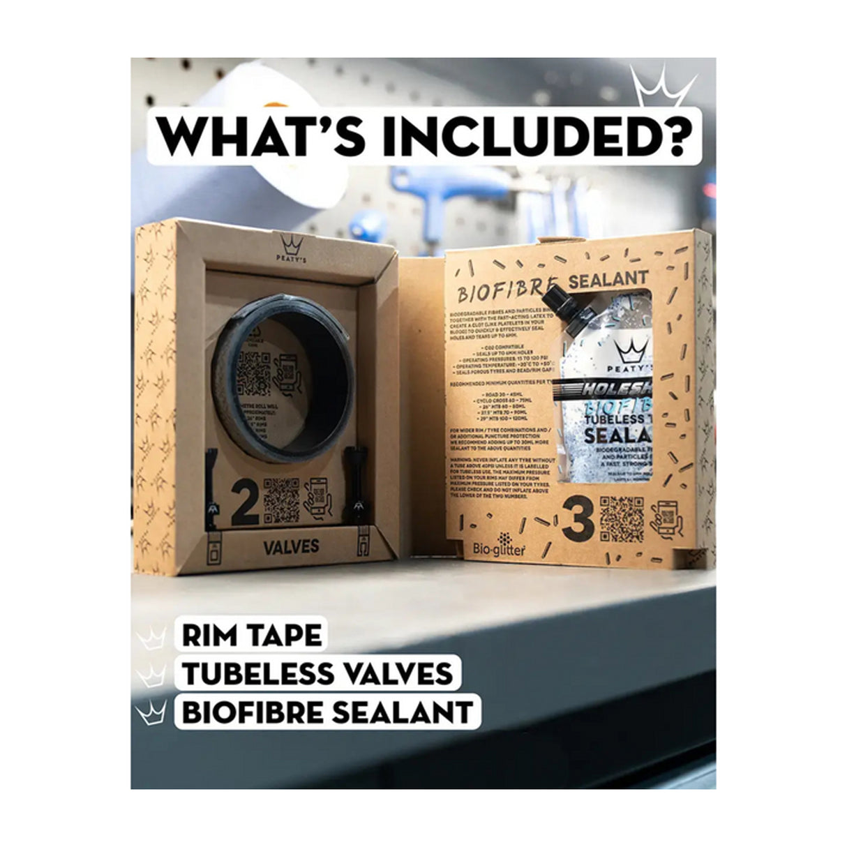 Peaty's Holeshot Tubeless Conversion Kit