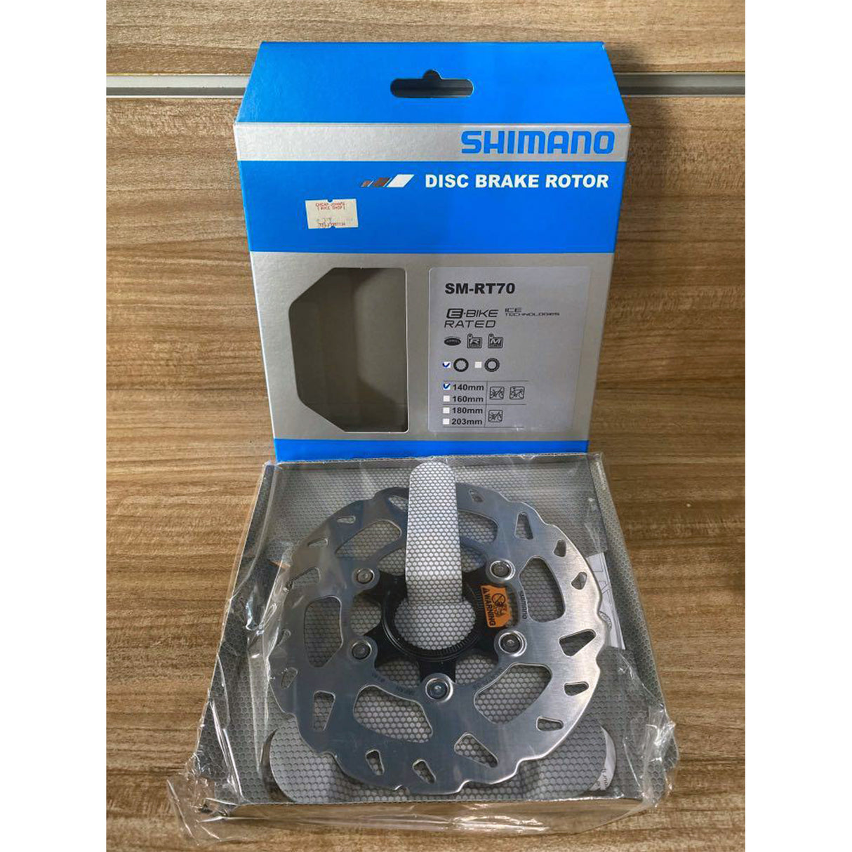 Shimano 6-Bolt Disc Brake Rotor SM-RT70S