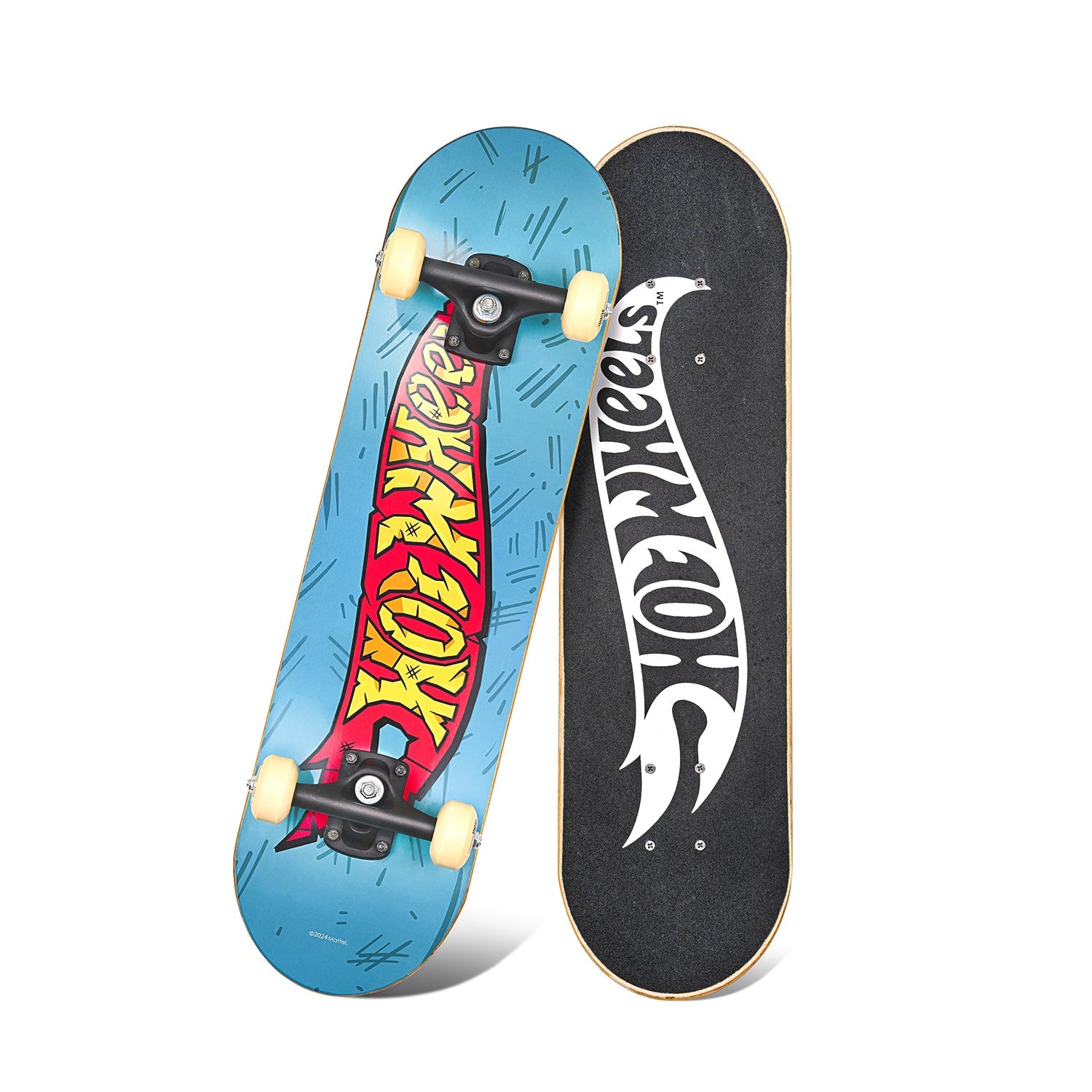 Spartan Hot Wheels Logo 28" Skateboard