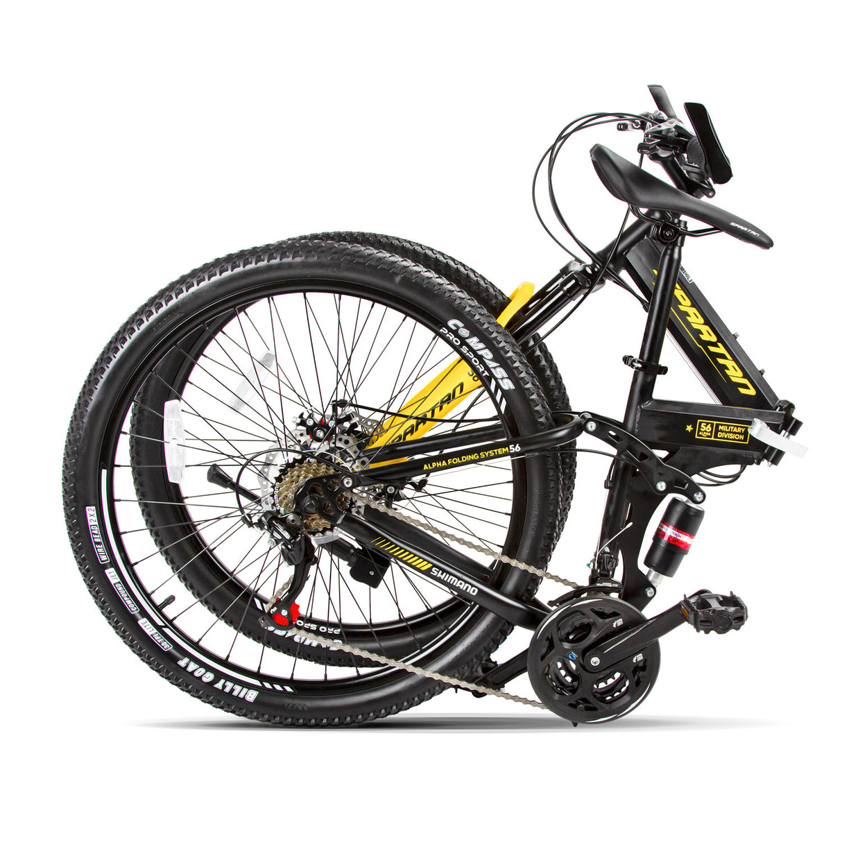 Spartan 26” Alpha Dual Suspension Folding MTB Bike (AS-IS)