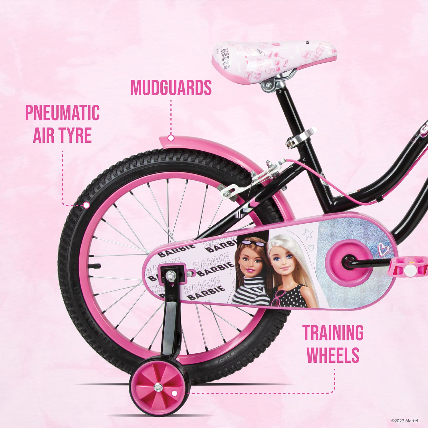Spartan 18" Barbie Girl Power Bicycle