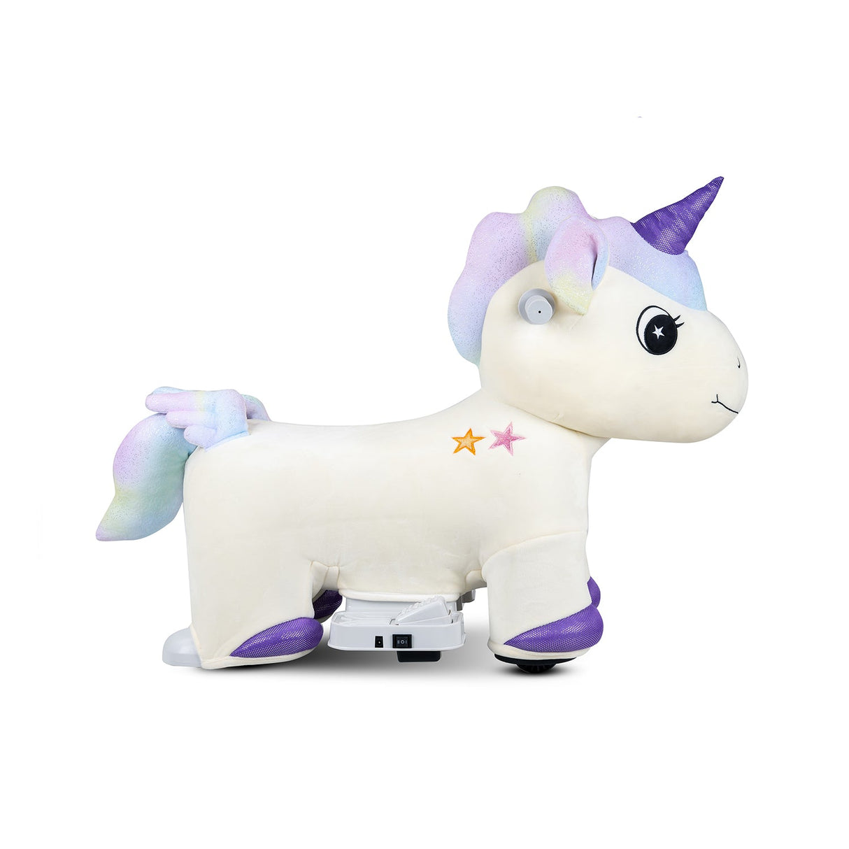 Spartan Unicorn 6V Plush Electric Ride On