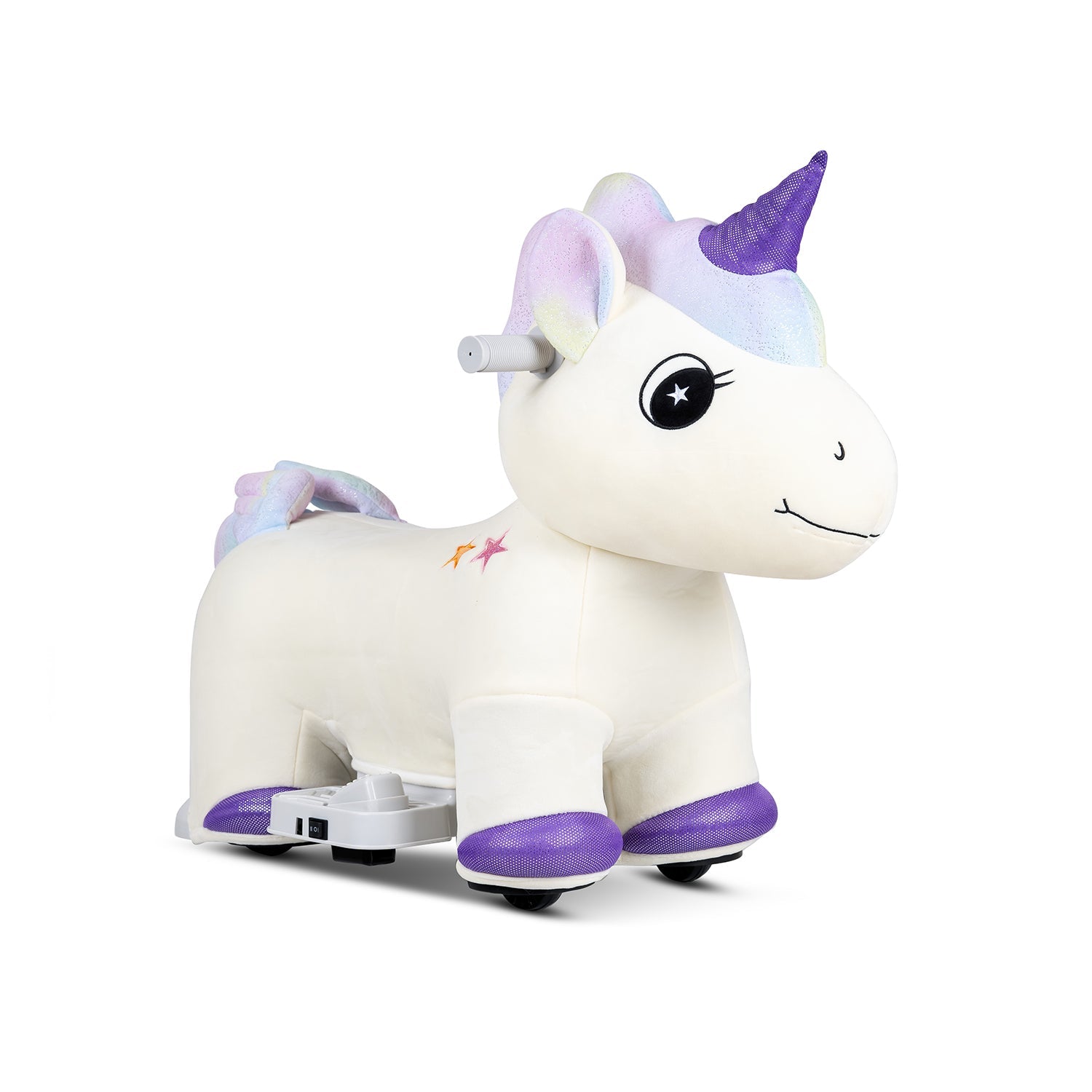 Spartan Unicorn 6V Plush Electric Ride On